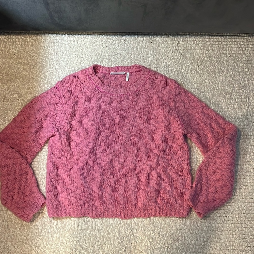 Helmut Lang wool pink sweater